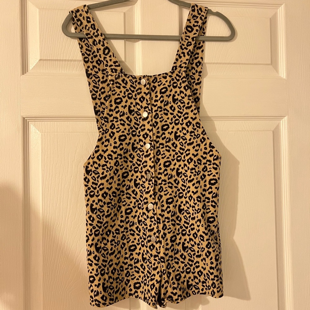 Leopard romper size small
